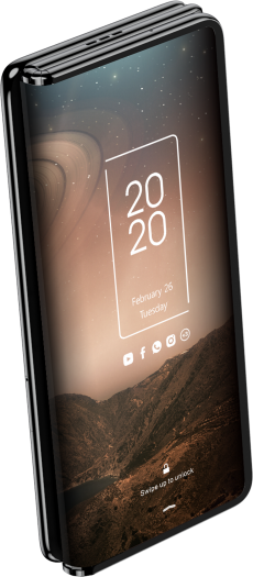 Falt-Smartphone mit zwei Scharnieren (Bild: TCL)